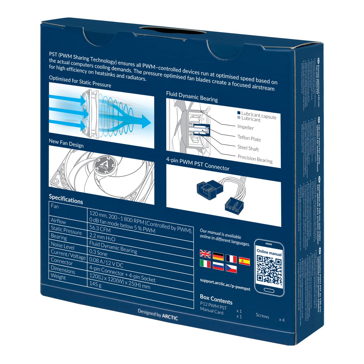 EAN 0872767009271 - ARCTIC P12 PWM PST Carcasa del ordenador Ventilador 12 cm Negro imagen 6