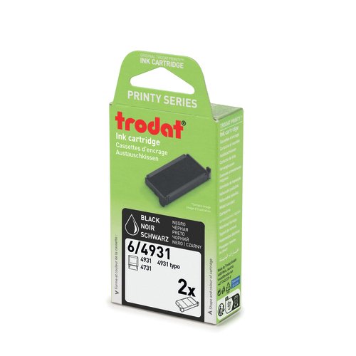 EAN 9008056350576 - Trodat 6/4931 Cartucho de tinta Negro imagen 1