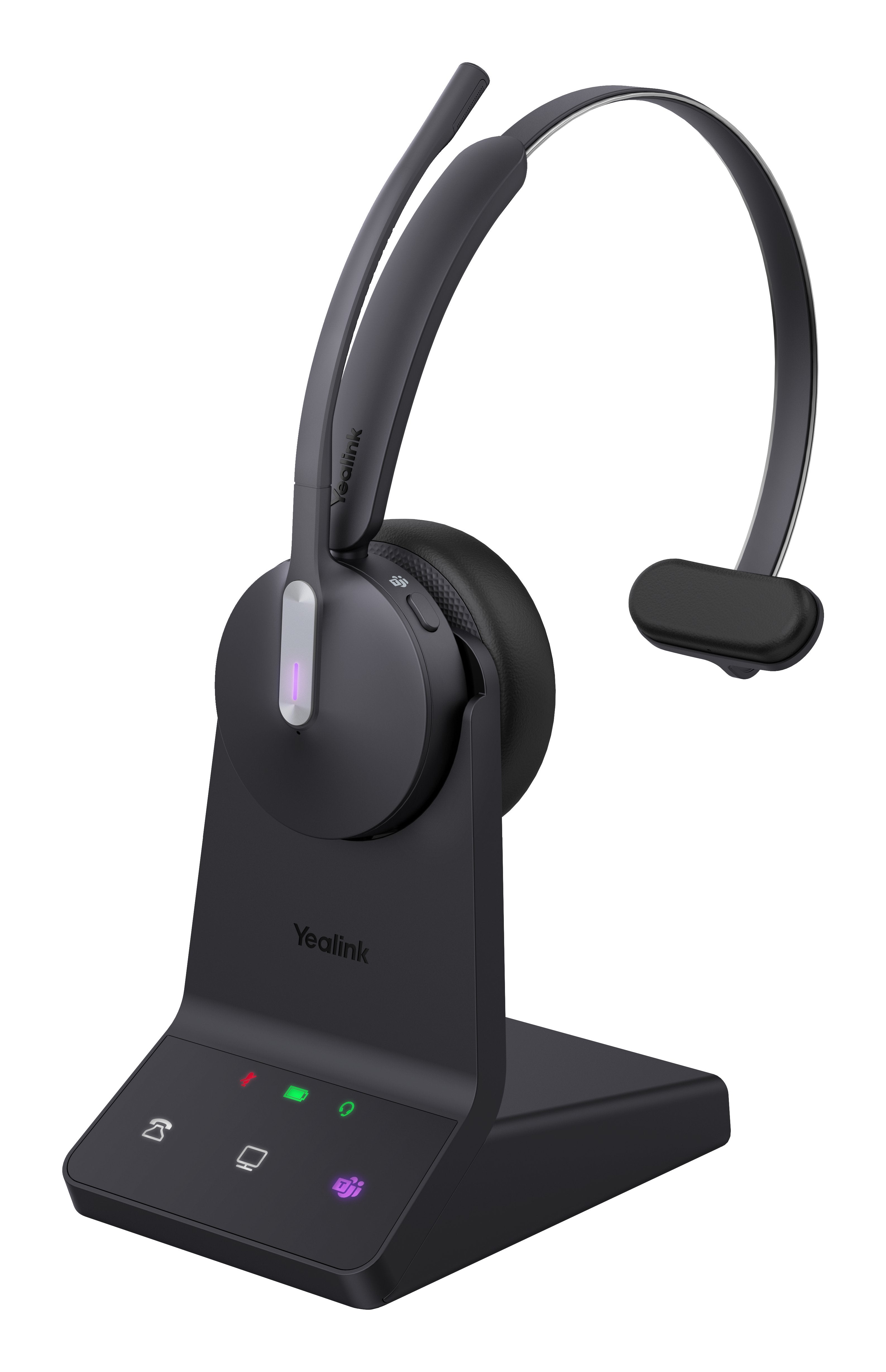 Auriculares Yealink Wh64 Mono Inalámbrico Diadema Usb Tipo C Bluetooth Negro
