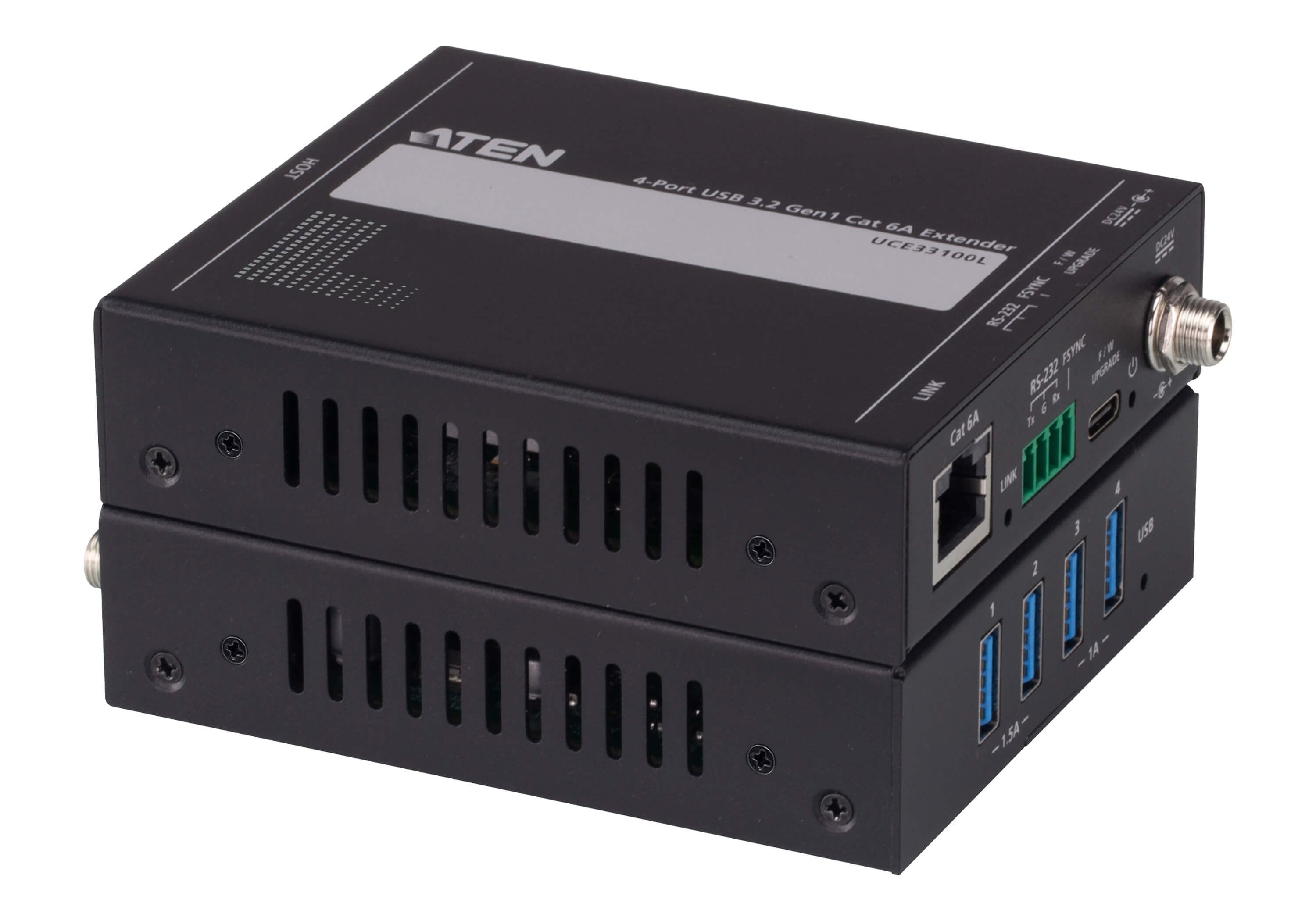Extensor Usb 3.2 Gen 1 Cat 6a De 4 Puertos (Hasta 100 M) Aten-Uce33100
