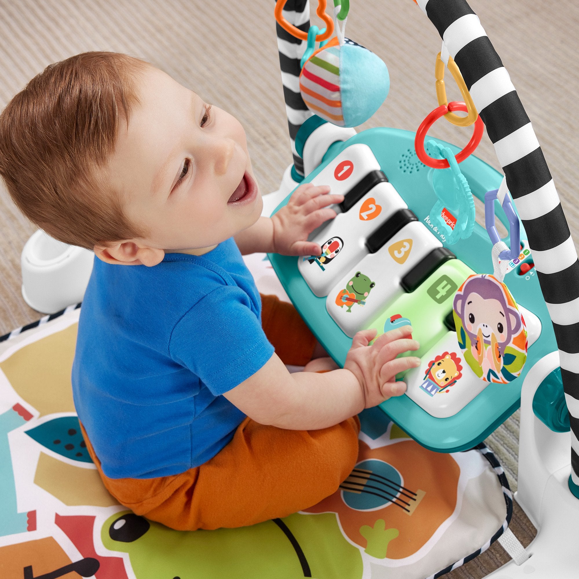 EAN 0194735224067 - Fisher-Price HWY54 gimnasio para bebé y tapete de juego Tela, Plástico Multicolor Gimnasio para bebés imagen 4