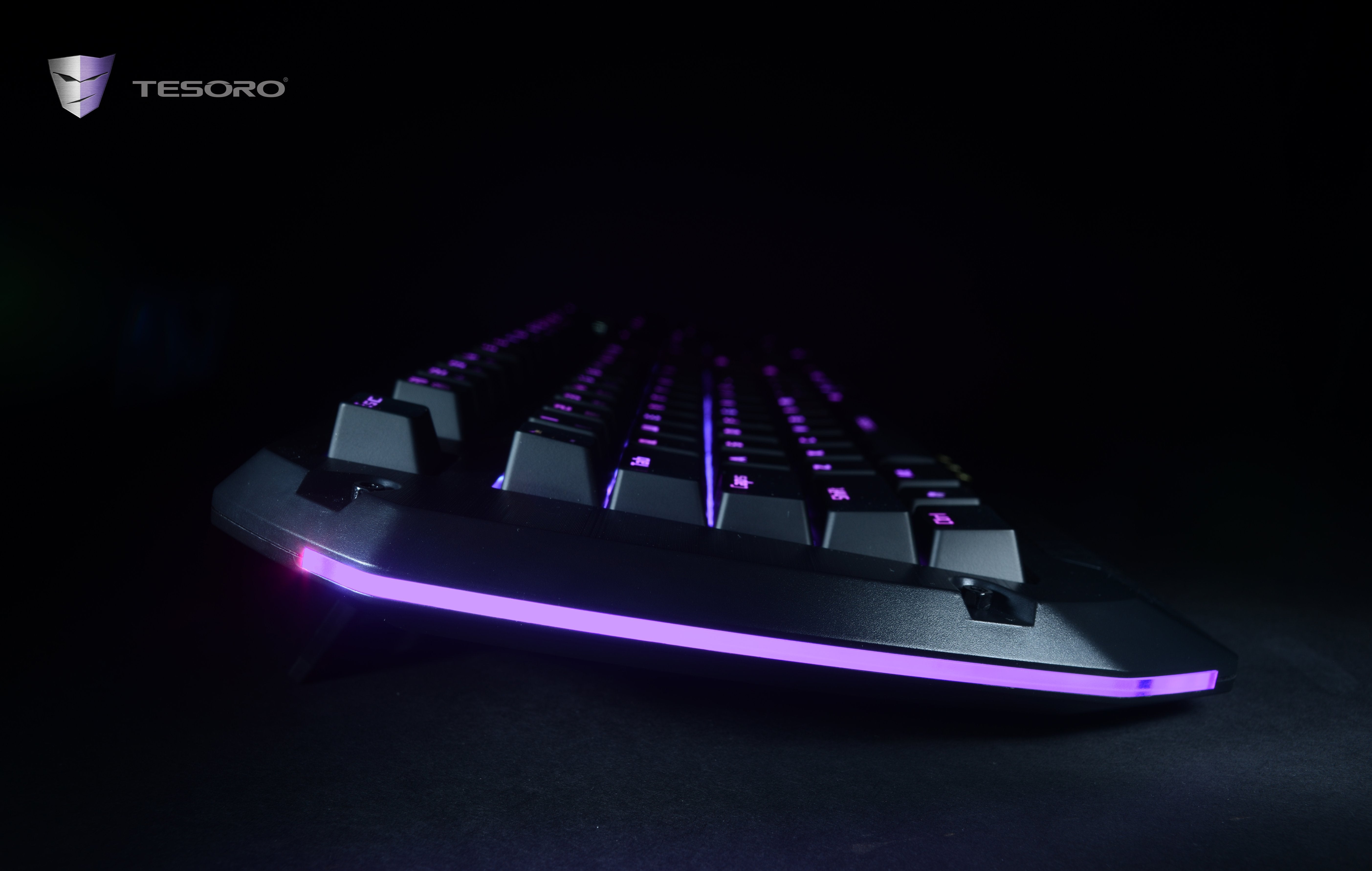 Tesoro Lobera Teclado Usb Azerty Negro