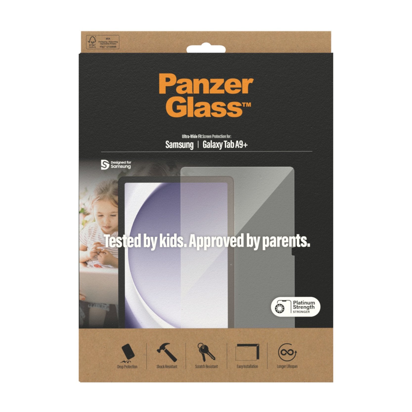 EAN 5711724073458 - PanzerGlass Samsung Galaxy Tab A9+ 1 pieza(s) imagen 3