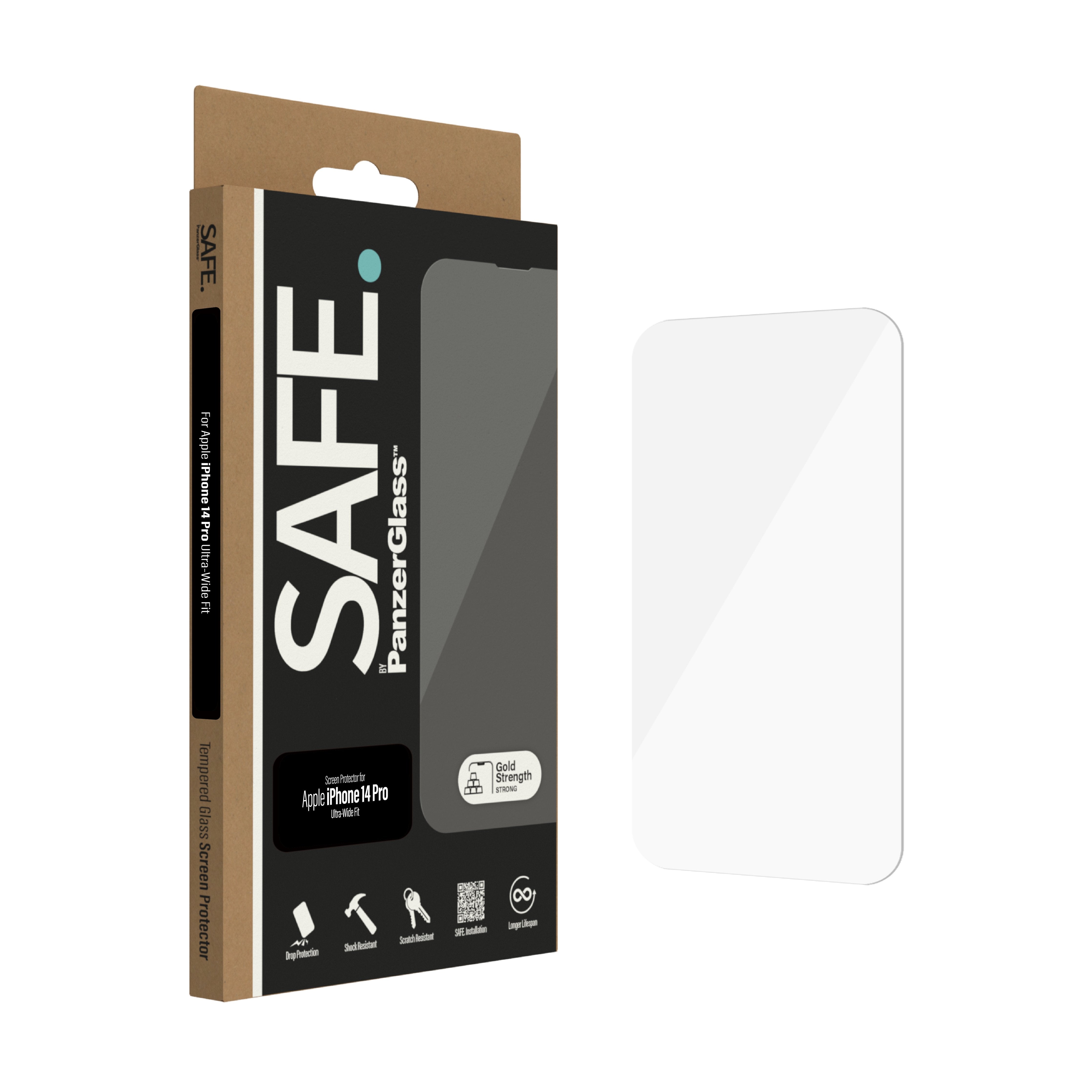Protector De Pantalla  Apple - Iphone 14 Pro Panzerglass Safe Iphone 2022 6.1 Pro Uwf Case Friendly