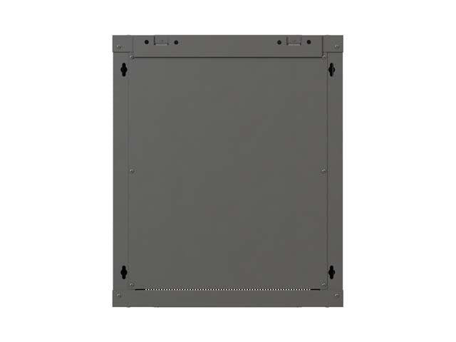 Lanberg Rack Cabinet 19" Wall-Mount 12u 540x350 Flat Pack With Glass Door Black
