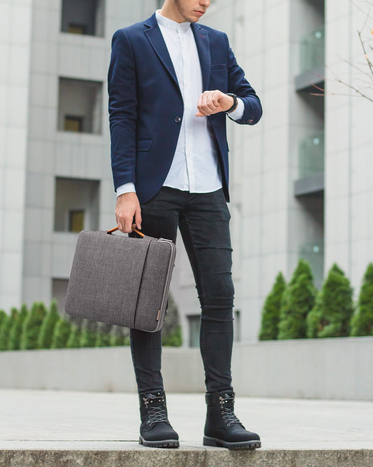 Inateck Laptoptasche 16" Zubehörtasche Lb02006 S1 Gris