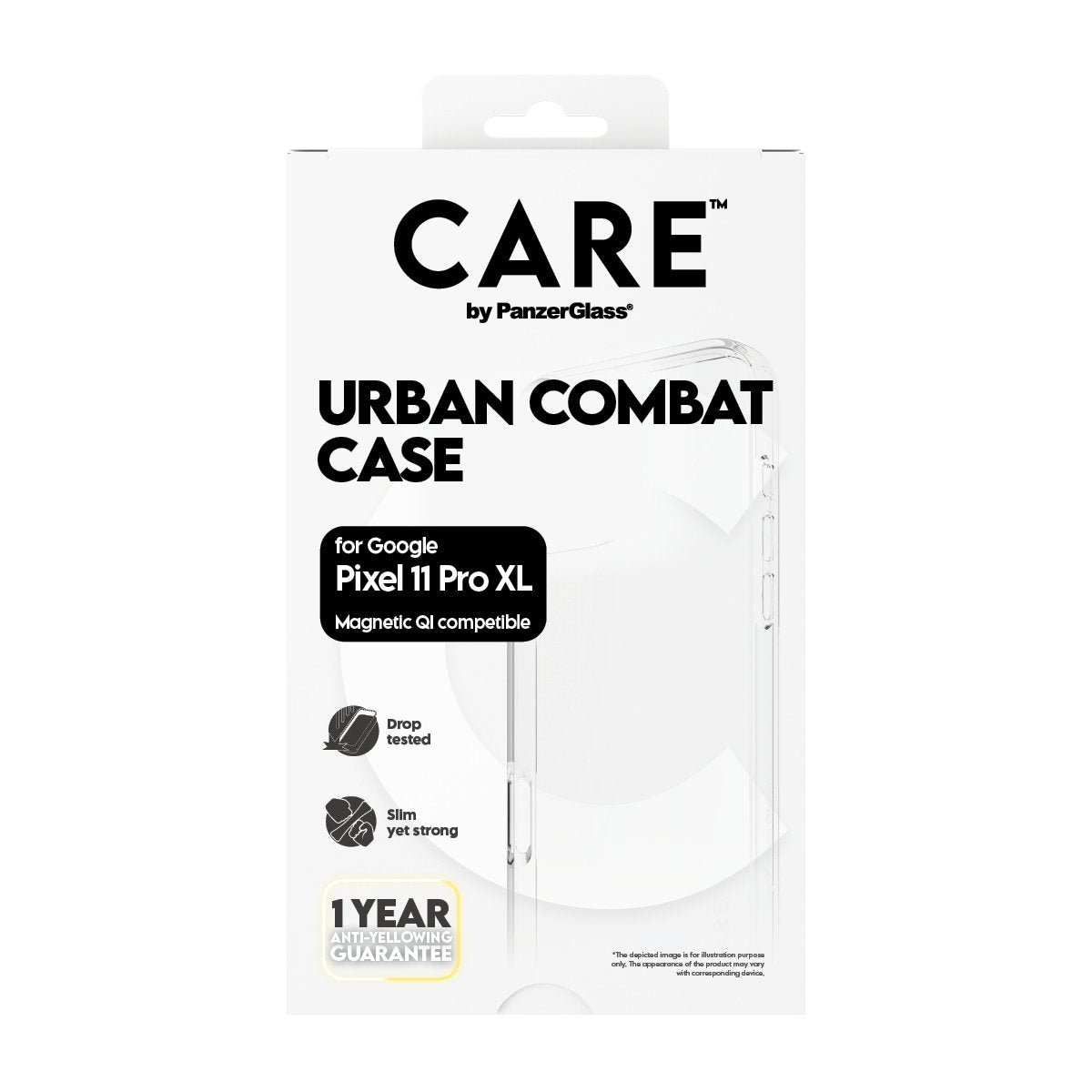 Panzerglass Care Urban Combat Case Transp. Blanco Qi Google Pixel 11 Proxl