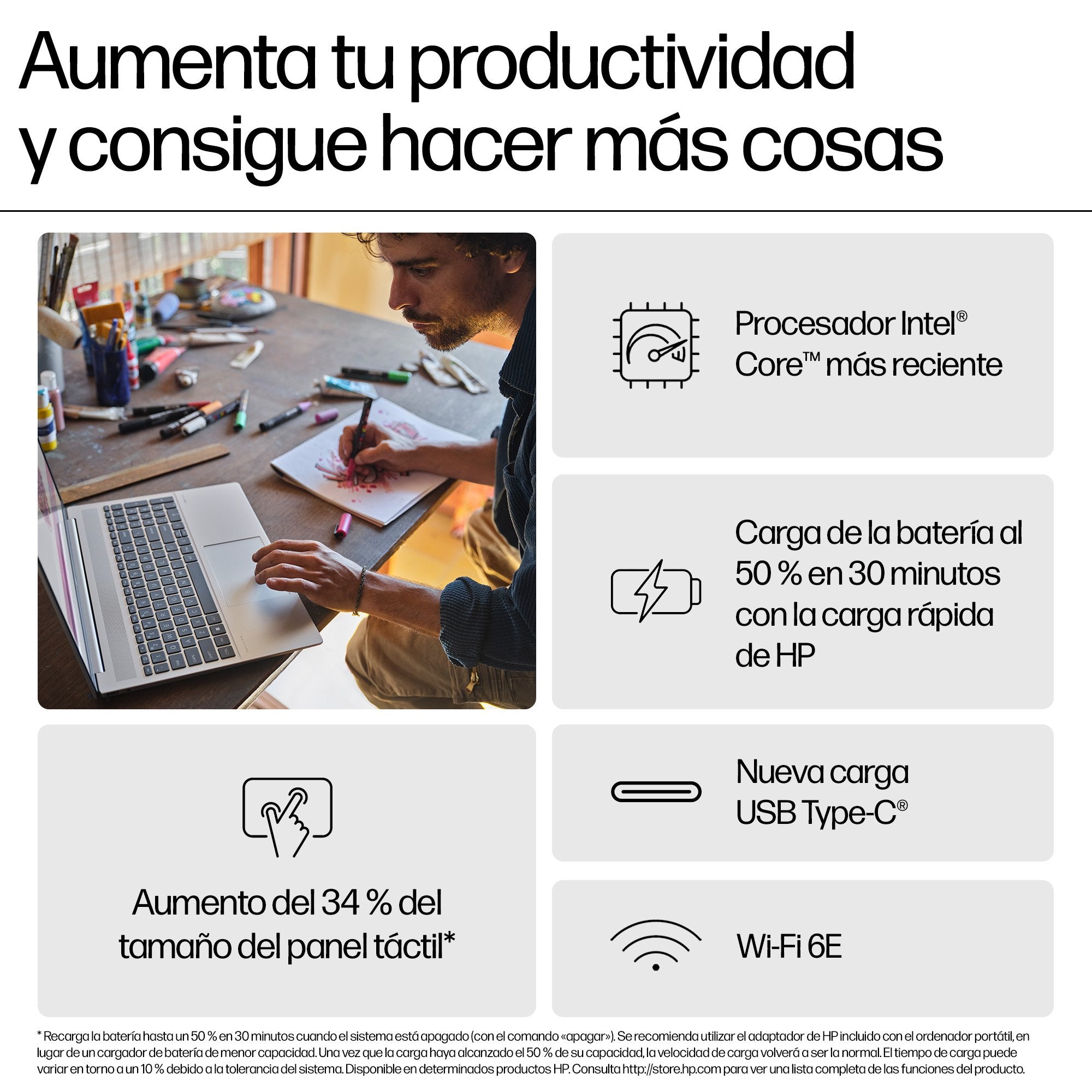 EAN 0198701309185 - HP Pavilion 16-af0024ns Intel Core Ultra 5 125U Portátil 40,6 cm (16") 2K 16 GB LPDDR5x-SDRAM 512 GB SSD  imagen 9