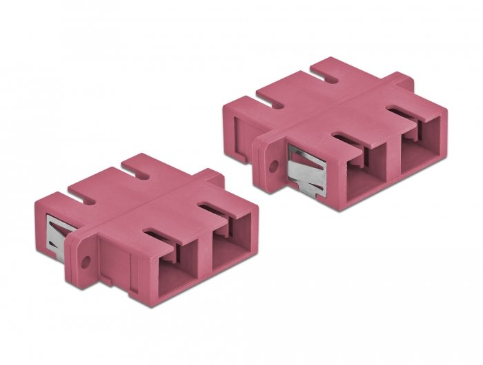 Lwl Kupplung Sc Duplex Buchse Zu Sc Duplex Buchse Multimode 4 Stück Violett