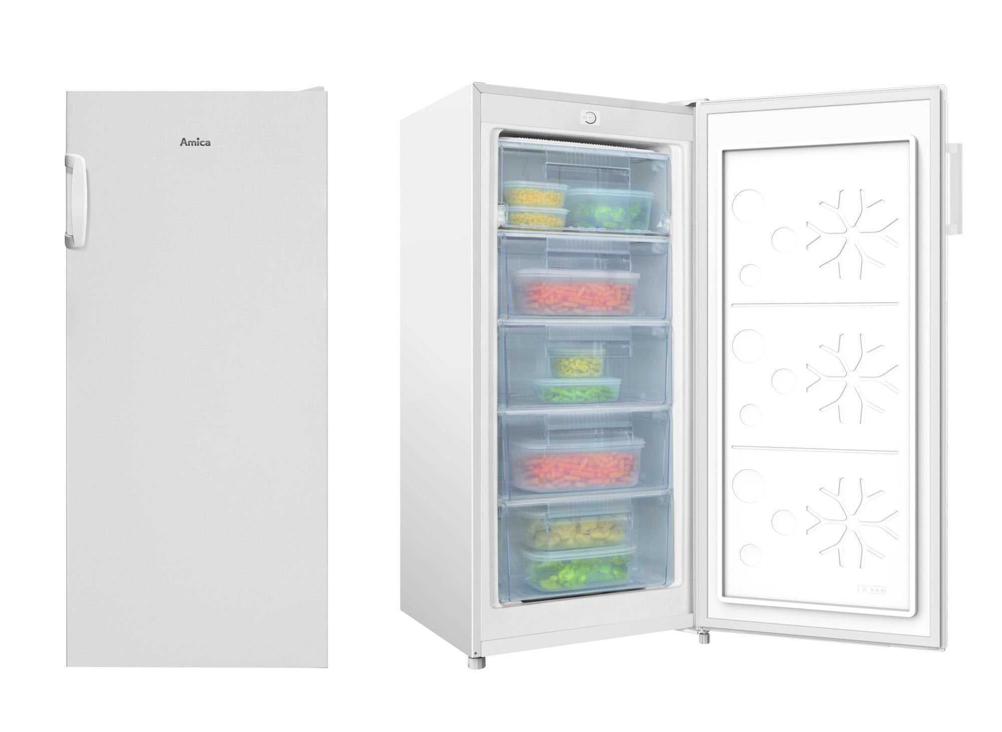 EAN 5906006946746 - Amica GS 321 110 W Congelador vertical Independiente 145 L Blanco imagen 2