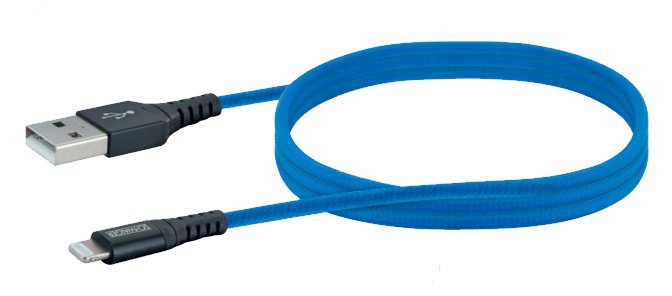 Schwaiger Usb-Cable 2.0 M. A->Apple Lightning 1,2m Azul