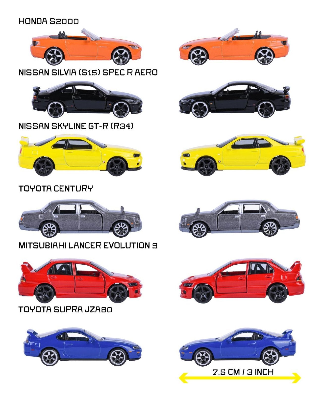 EAN 3467452077252 - Majorette JDM Legends Premium Cars imagen 3