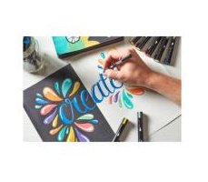 Sharpie Kreativmarker Rundspitze Acryl 5er Lila Azul Hellgrü