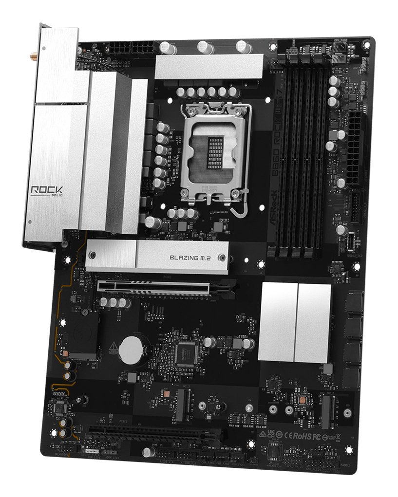 Mb Asrock Intel 1851 B860 Rock Wifi 7