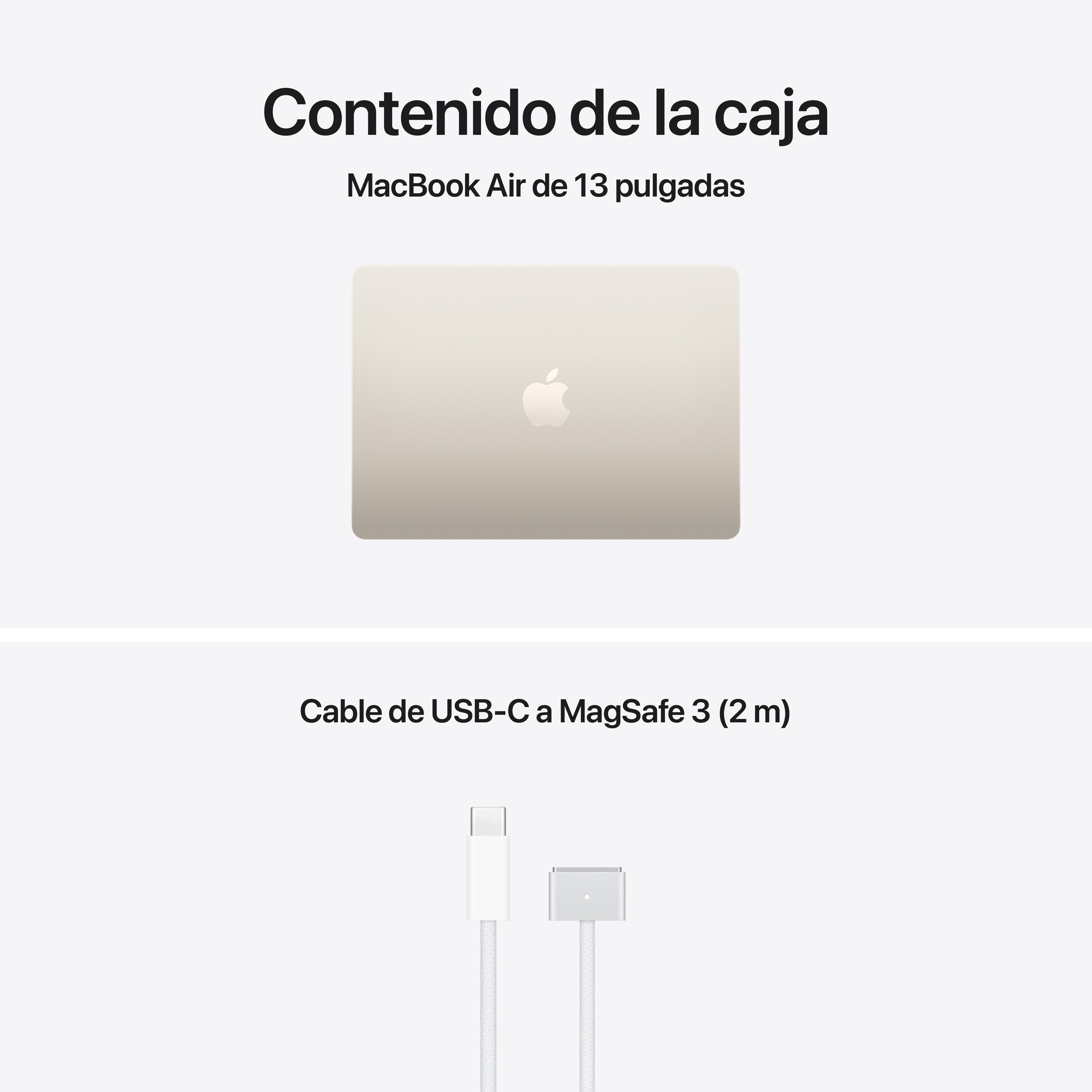 Apple Macbook Air 13,6' M5 10-Core Cpu 16gb 512gb Ssd 8-Core Gpu Blanco Estrella