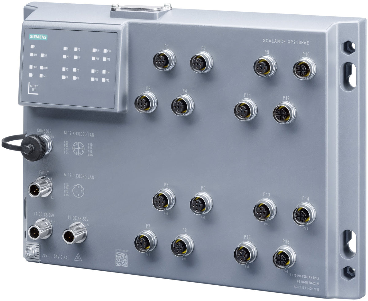 Siemens 6gk5216-0ha00-2es6 Industrial Ethernet Switch - Switch - 1 Gbps