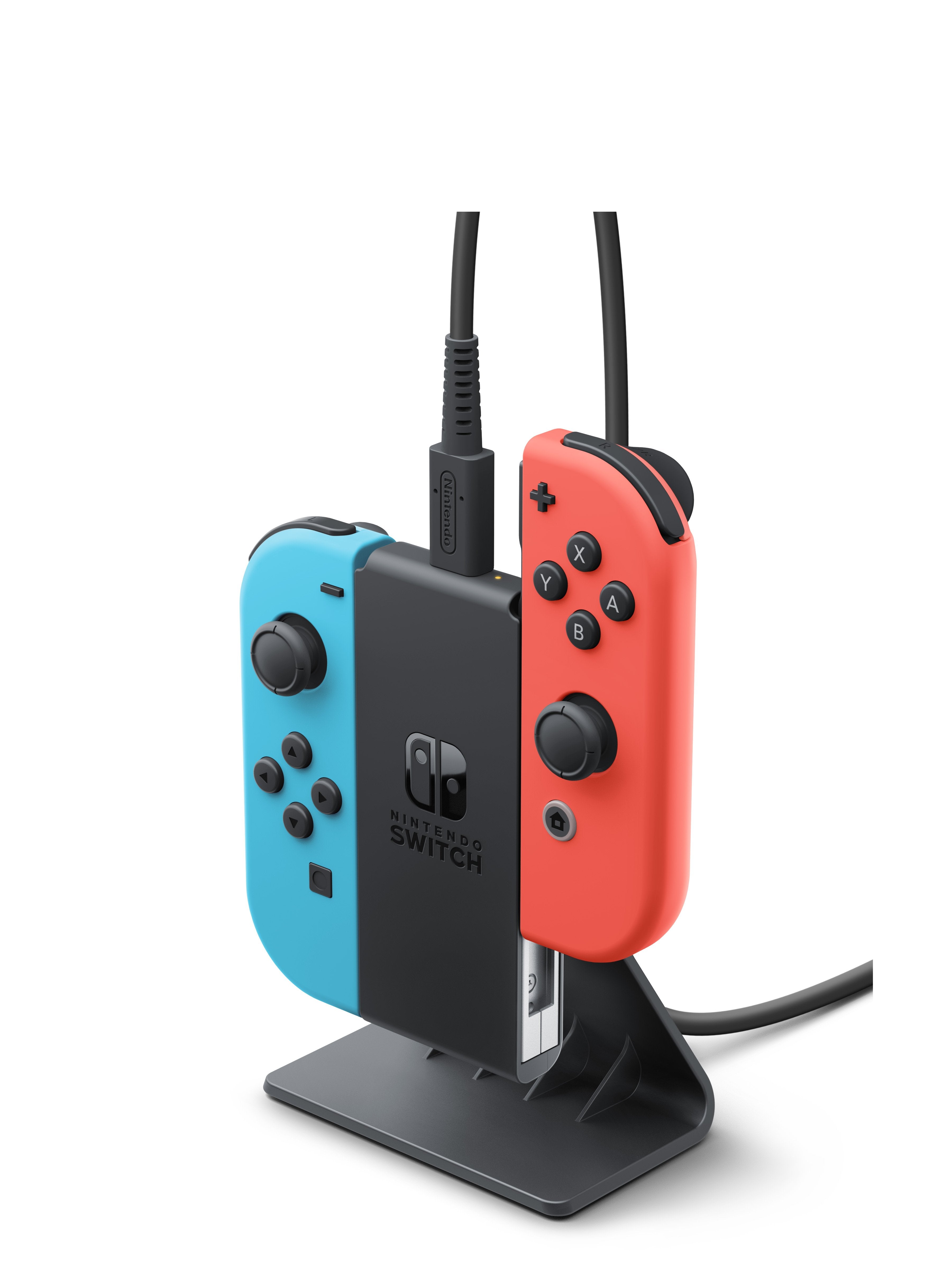 Soporte De Carga Nintendo Joy-Con, Estación De Carga Negra, Para 2 Mandos 10014639