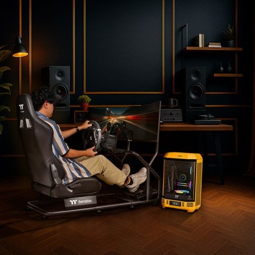 EAN 4711658544728 - Thermaltake GSC-R30-CPASBB-01 silla para videojuegos Silla gaming Asiento plano Negro imagen 6