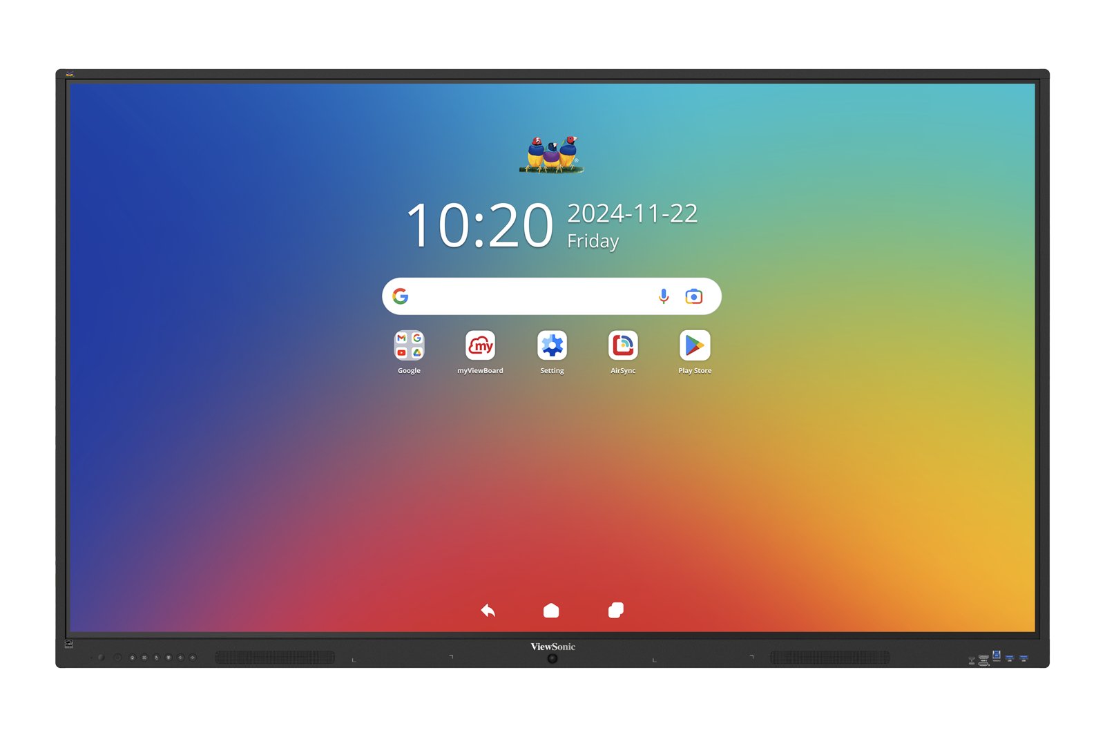 Viewboard 35 Serie Touchscreen 86inch Uhd, Android 16 Edla, Ir 450 Nits, 2x20w,  2x Usb-C 8/128gb, 8-Core Cpu