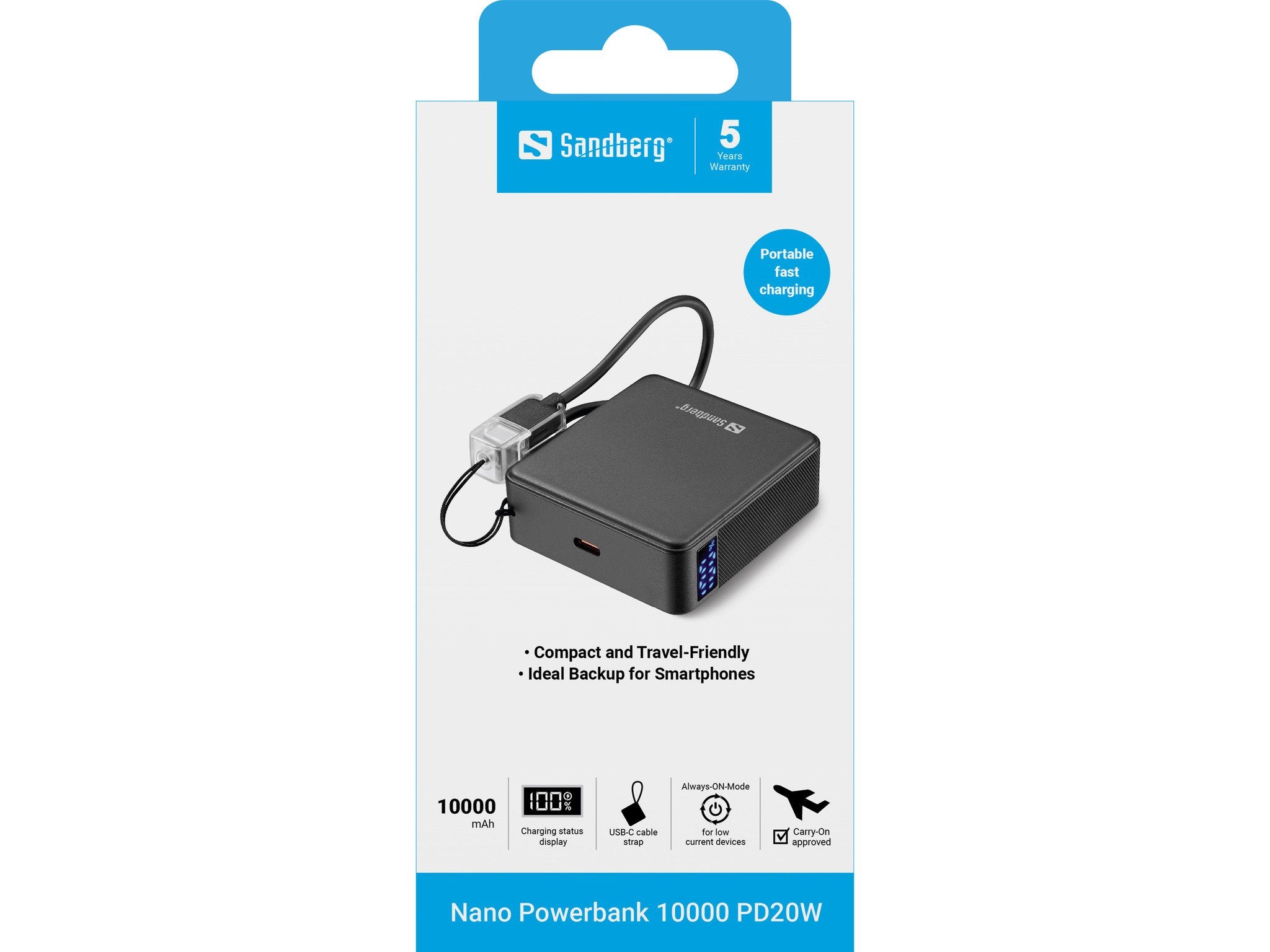 Nano Powerbank 10000 Pd20w
