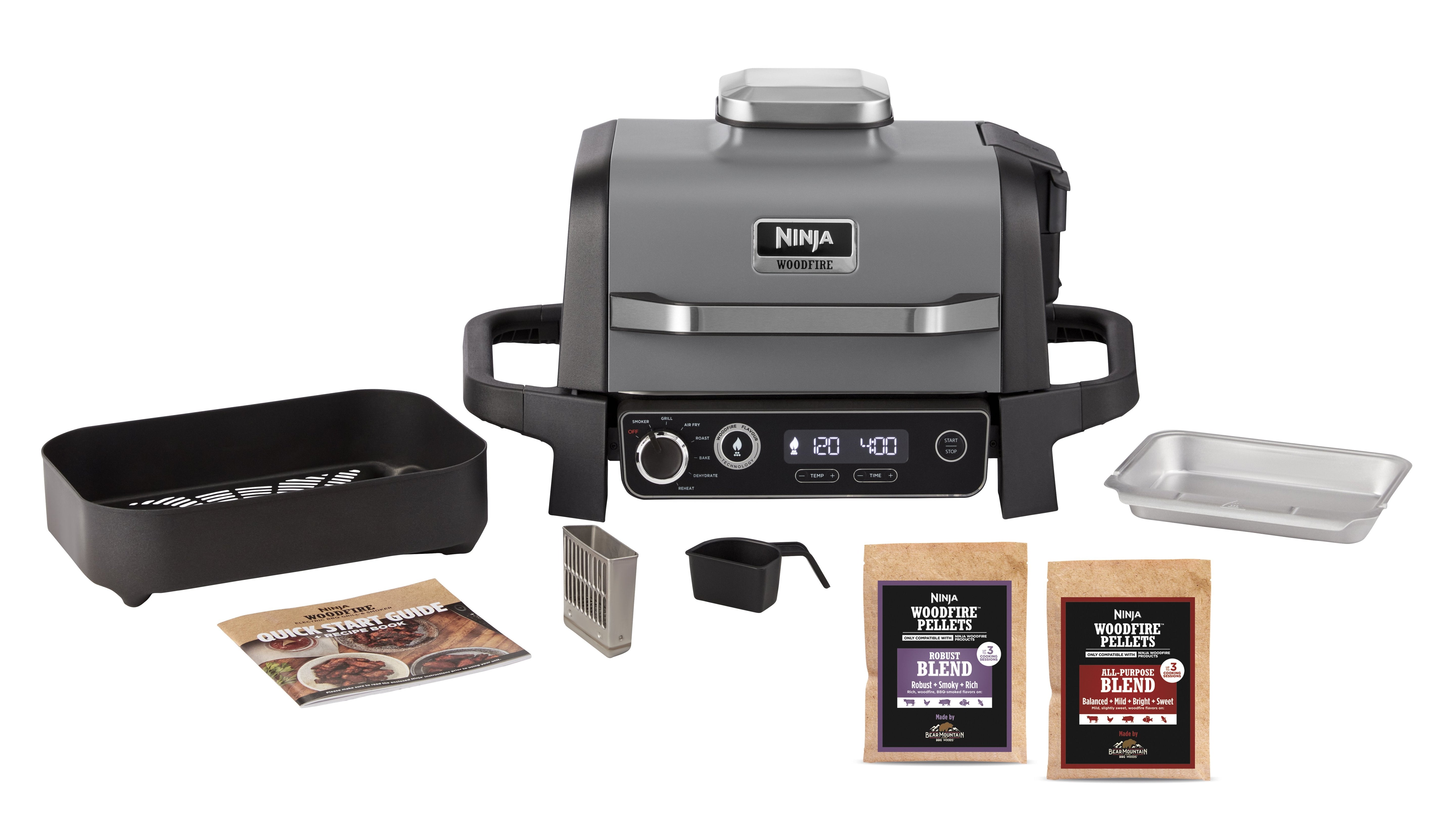 EAN 0622356268240 - Ninja Woodfire Outdoor Grill parrilla eléctrica de contacto imagen 6