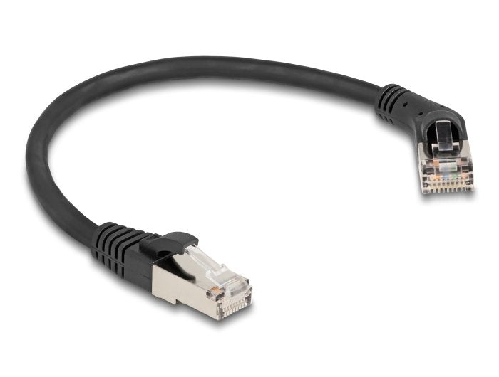 Delock Rj45 Cable De Red Cat.6a S/Ftp Macho A Macho Gerade 0,25 M Negro