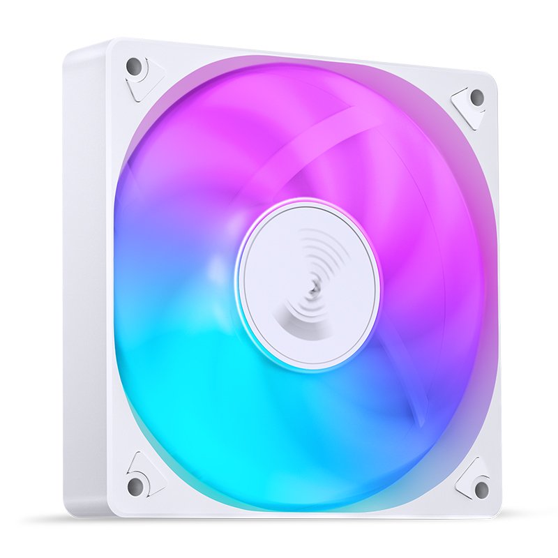 Jonsbo Sl-120c Rgb Ventilador, 3-Pin, 120mm - Blanco