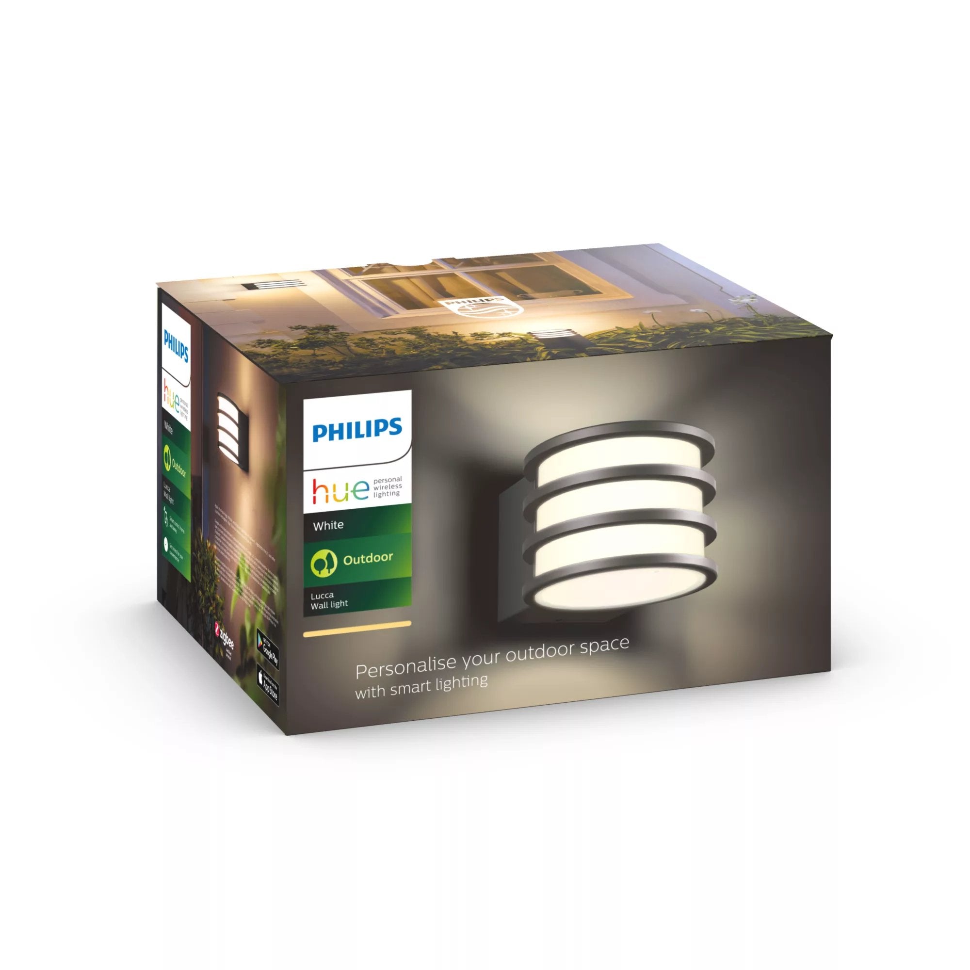 Philips Hue W Lucca Wall Lantern