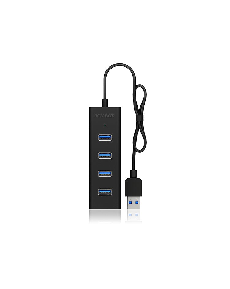 EAN 4250078165873 - ICY BOX IB-HUB1409-U3 USB 3.2 Gen 1 (3.1 Gen 1) Type-A 5000 Mbit/s Negro imagen 4