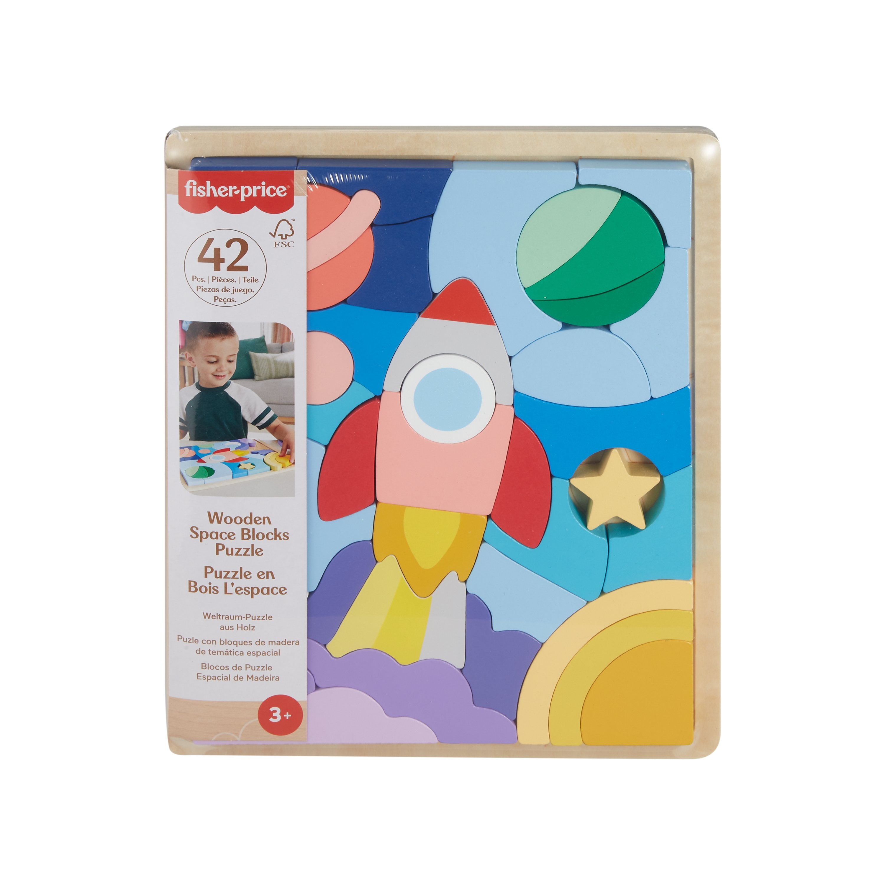 EAN 0194735241750 - Fisher-Price HXY42 puzzle Puzle de fotograma 42 pieza(s) Espacio imagen 1