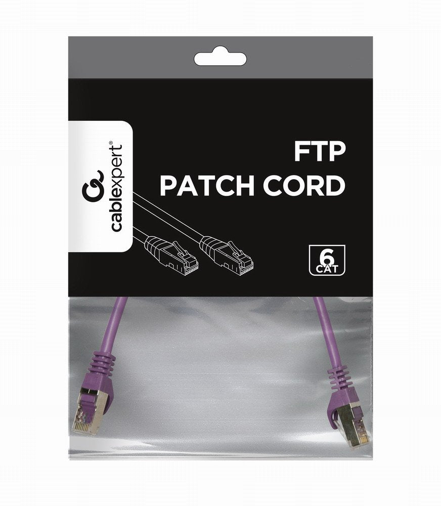 Gembird Rj45/Rj45 Cat6 0.25m Cable De Red 0,25 M F/Utp (Ftp) Púrpura