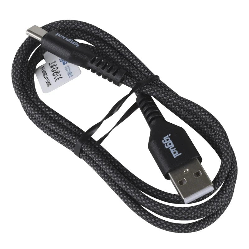 Cable Iggual Usb-A A Tipo C 3a 100 Cm Trenzado
