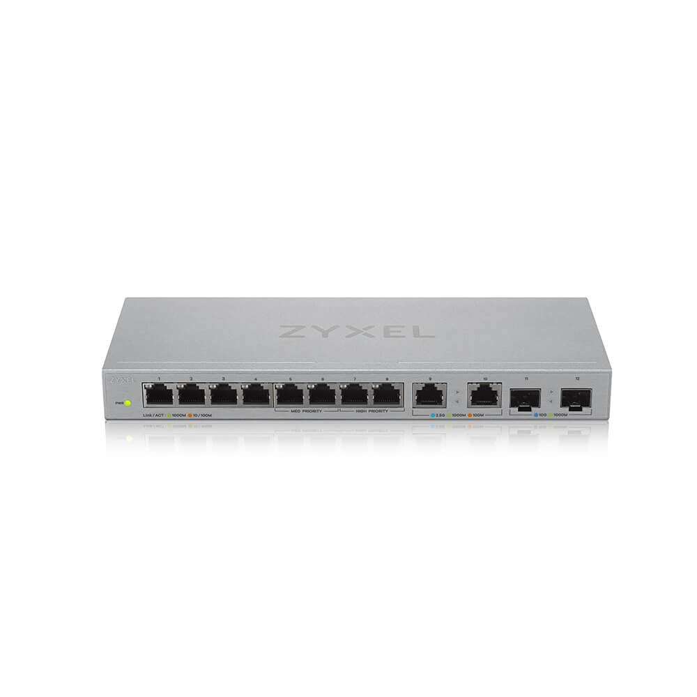 Zyxel Xgs1010-12 Switch No Administrado Gigabit Ethernet (10/100/1000) Plata