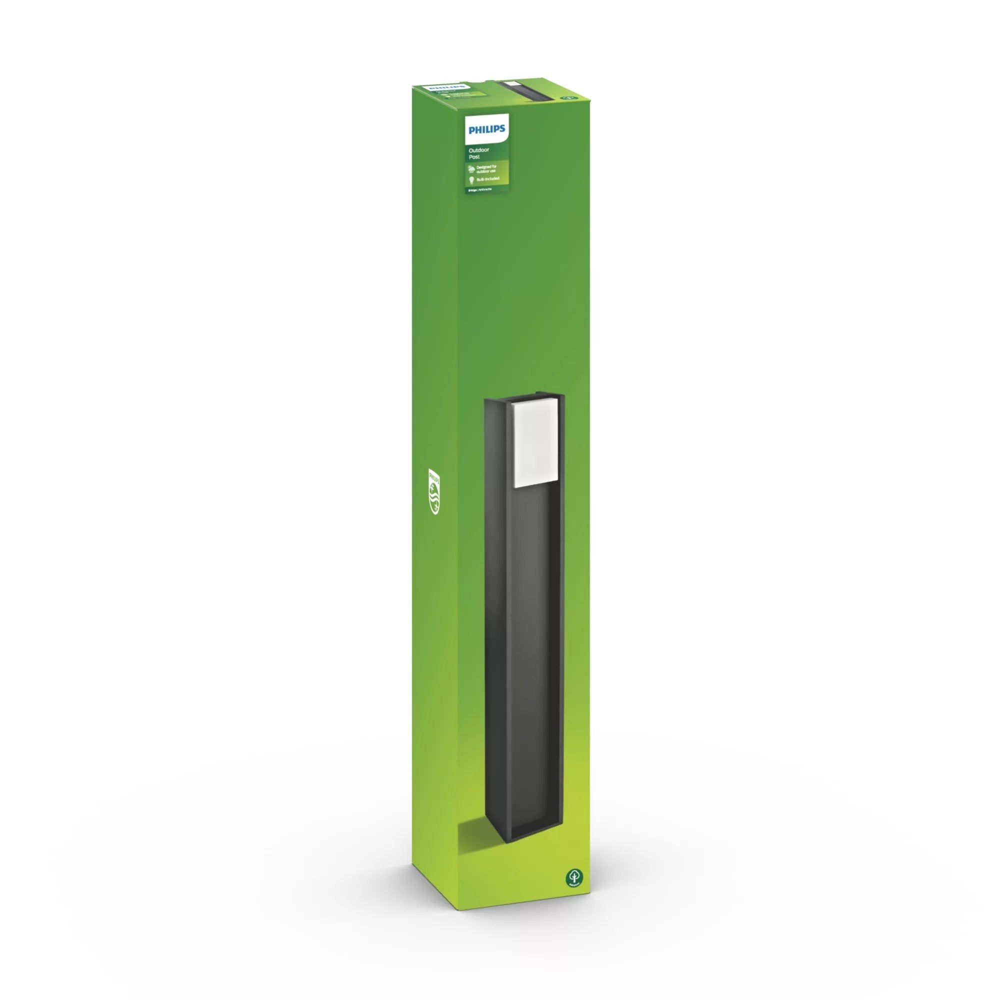 Philips Ecomoods Lámpara De Poste Bridge 14 W E27 Sin Bombilla