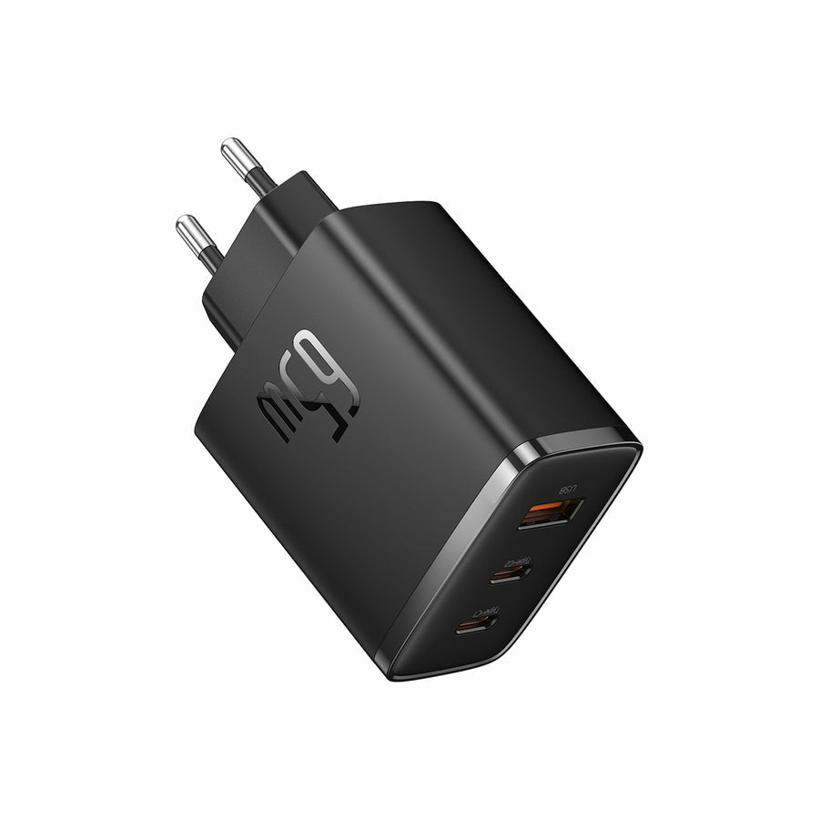 Ladowarka Sieciowa Baseus Os-Cube Pro 2xusb-C + Usb, 65w (Czarna)