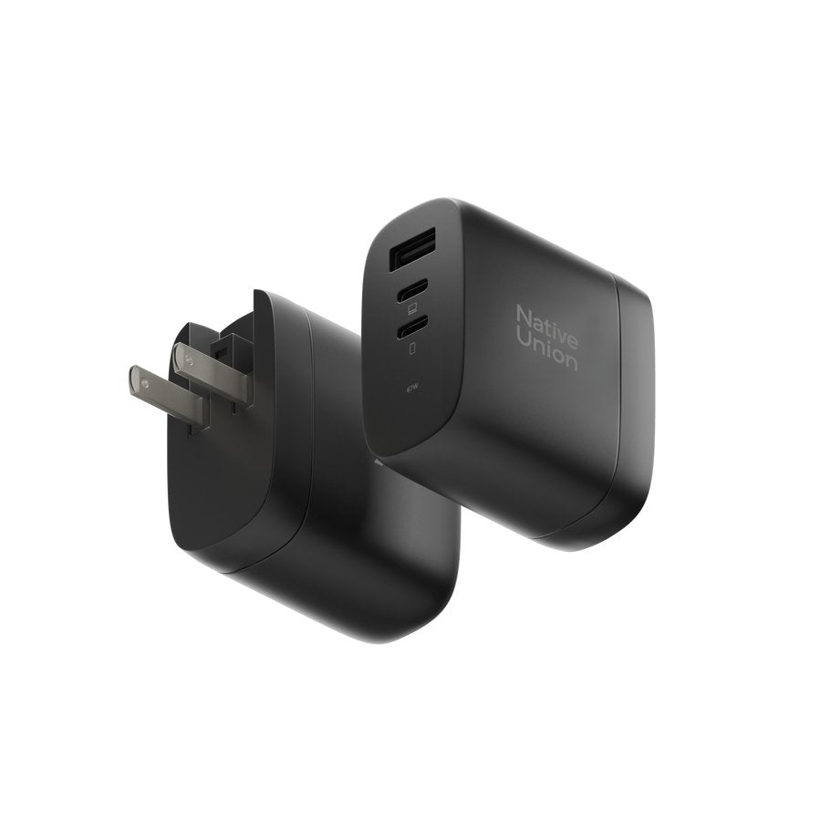 Native Union Fast Gan Charger Pd 67w Portátil, Smartphone, Tableta Negro Corriente Alterna Carga Rápida Interior