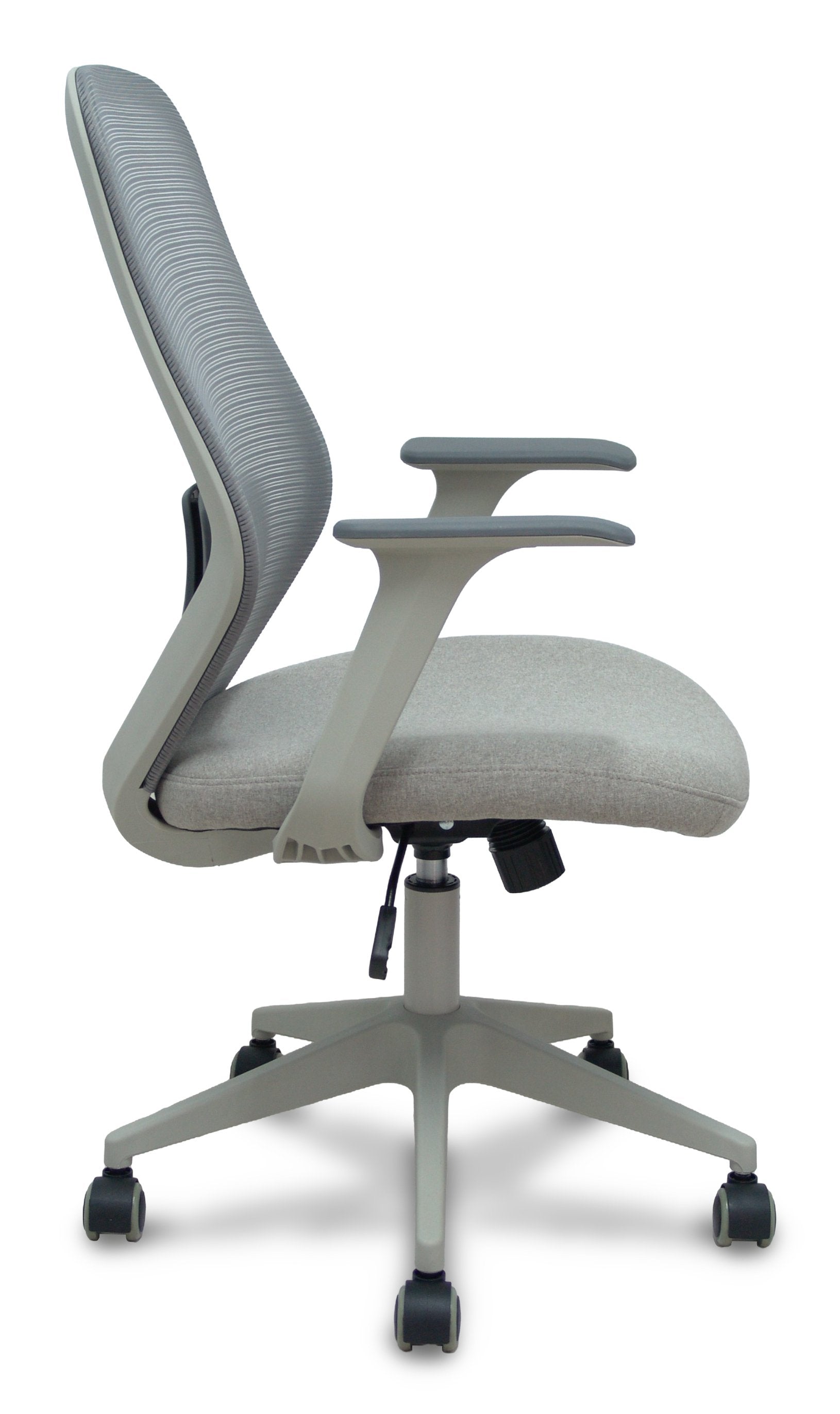 Piqueras Y Crespo Forol Silla Ergo529 Gris Respaldo Malla Gris Asiento Tela Gris Base Piramidal Gris Claro Ruedas Nailon