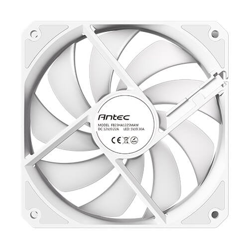 Ventilador Pc Auxiliar P12r A-Rgb Blanco Antec 120mm/ 1500rpm/ Argb/ 4-Pin Fan & 3-Pin Argb
