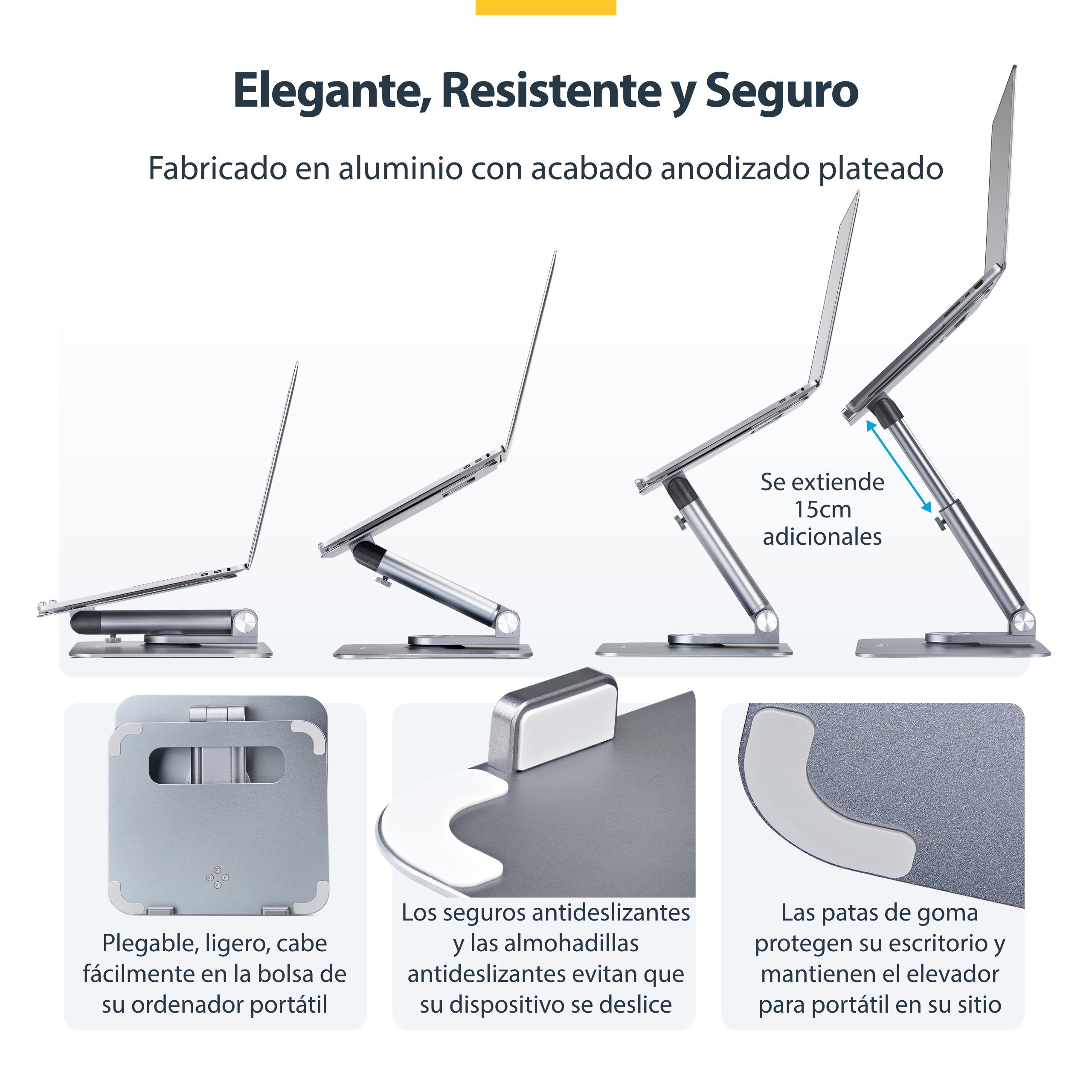 EAN 0065030905459 - StarTech.com ATER-LAPTOP-RISER soporte para ordenador portátil Plata imagen 11