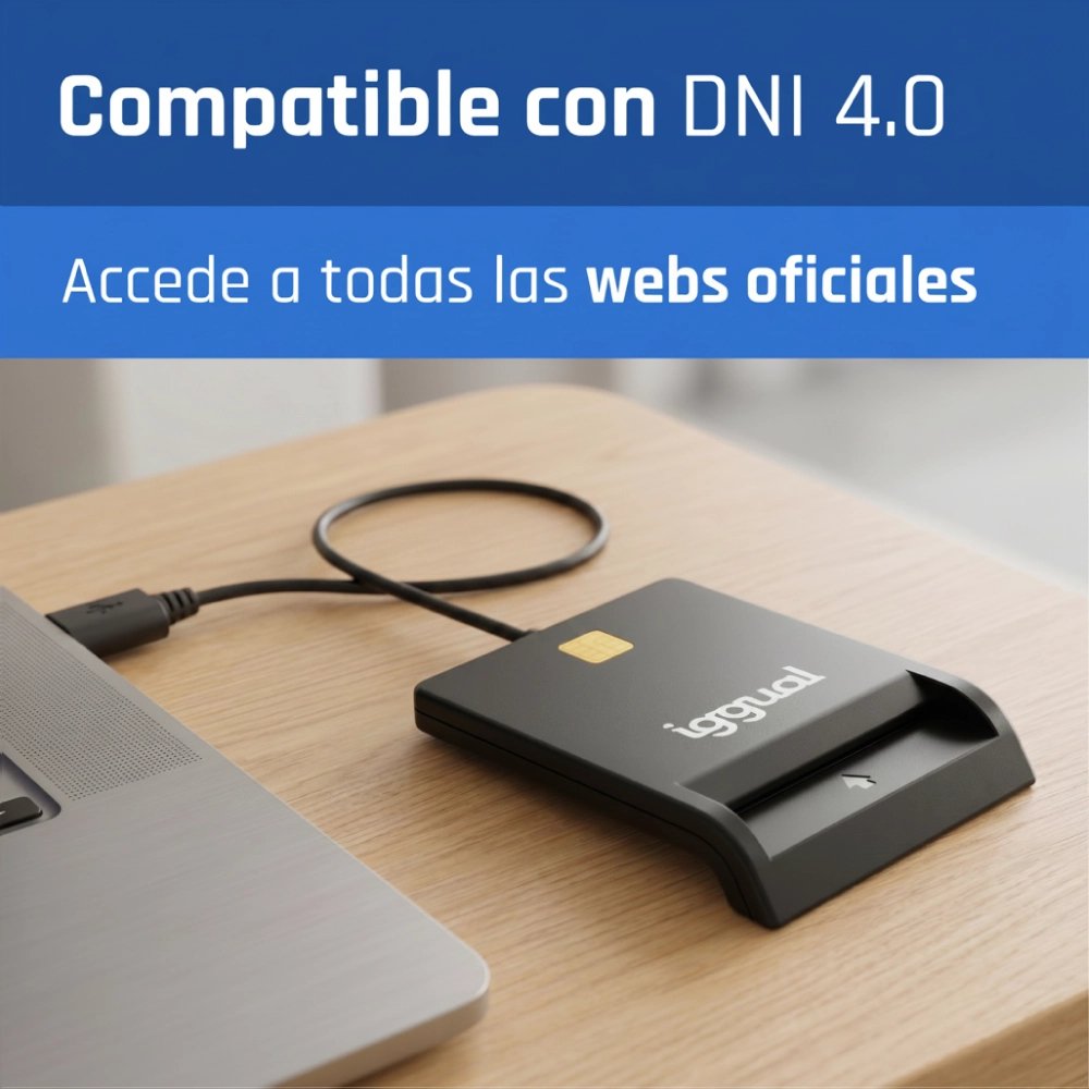 EAN 8435364316740 - iggual IGG316740 lector de tarjeta magnética imagen 6