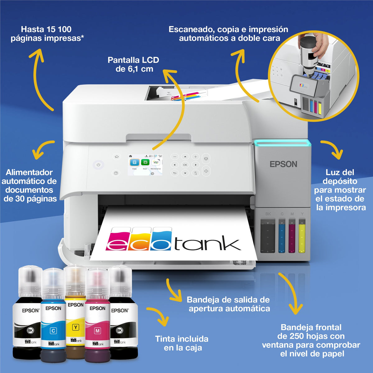 EAN 8715946740911 - Epson EcoTank ET-3956 imagen 5
