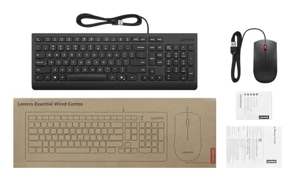 Keyboard Mouse Included  Universal Usb Danish Black