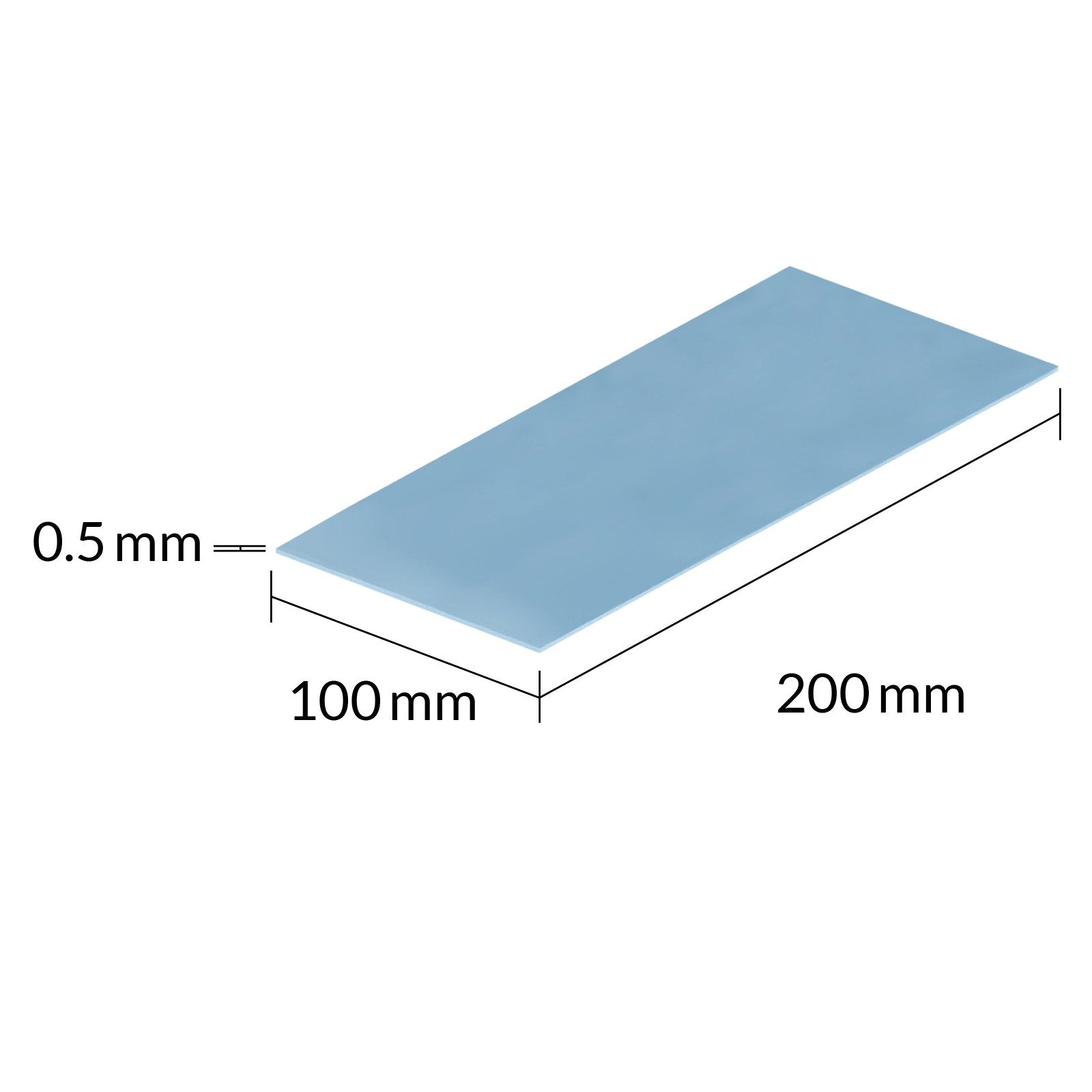 Arctic Thermal Pad Tp-3 200x100mm, T:0.5mm, Pack De 2pcs