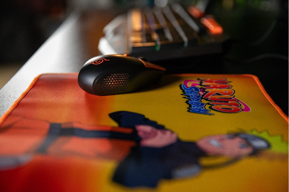 Konix Naruto Kx Gaming Mouse Ratón Juego Ambidextro Usb Tipo A Óptico 3600 Dpi