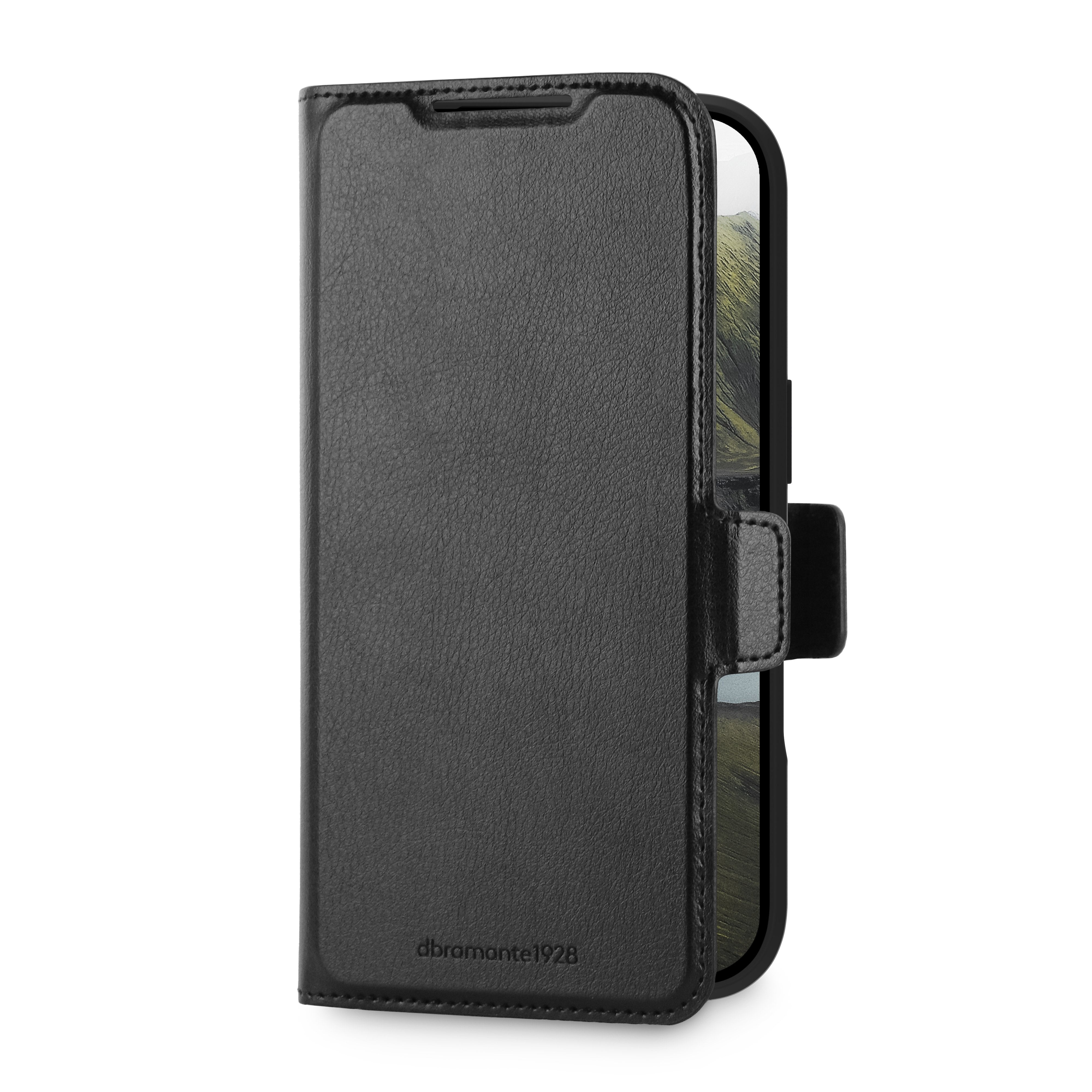 Dbramante1928 Oslo Pro Funda Con Tapa Para Teléfono Móvil Poliuretano (Pu) Plástico Negro