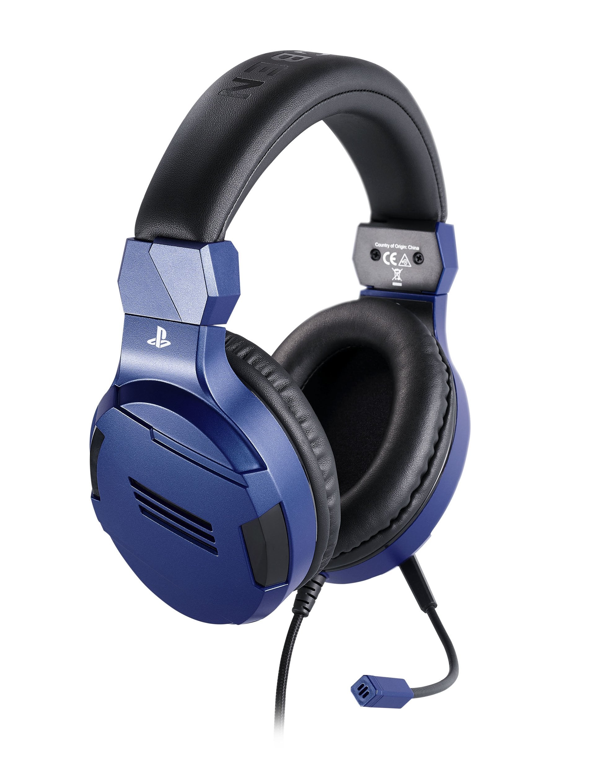 Auriculares Nacon Ps4ofheadsetv3blue  Bigben Con Micrófono Azul