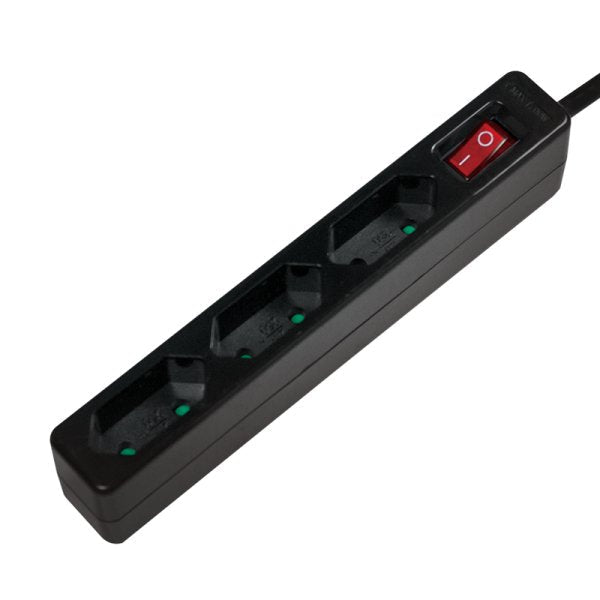 Logilink Lps230b Base Múltiple 1,5 M 3 Salidas Ac Negro