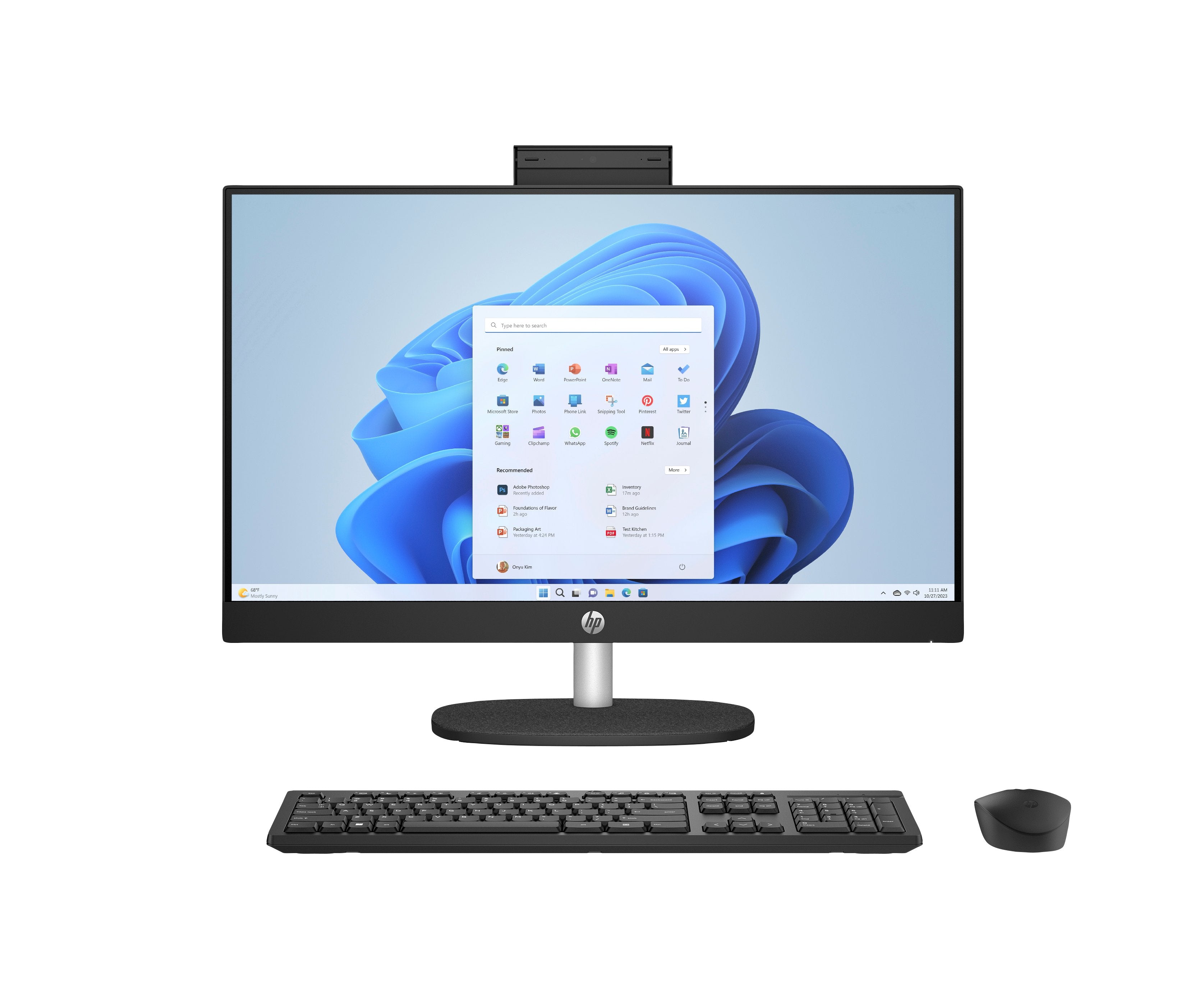 All In One  Hp Aio 24-Cr0091ns I7-1355u 16gb 512gb 23.8"Fhd Táctil W11h