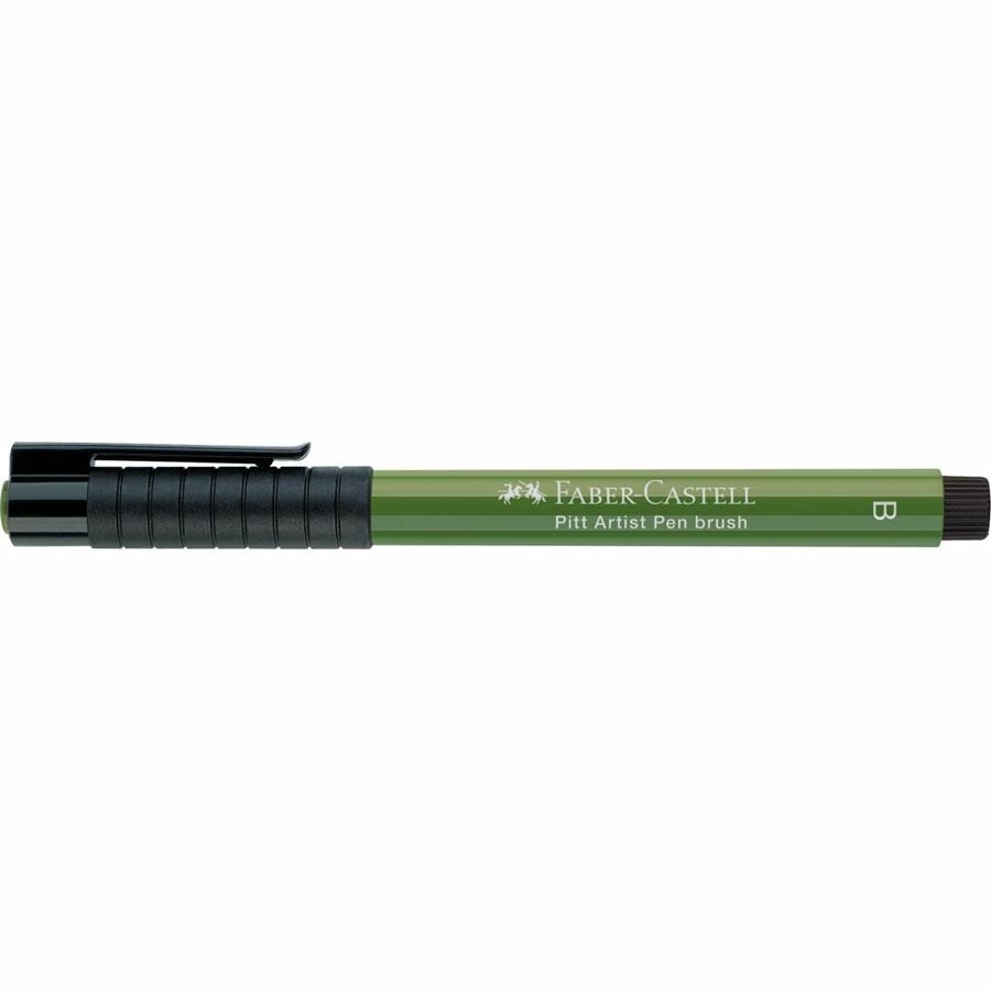 Faber Castell Rotulador Pitt Artist Pen Brush Punta Pincel Verde Óxido Cromo