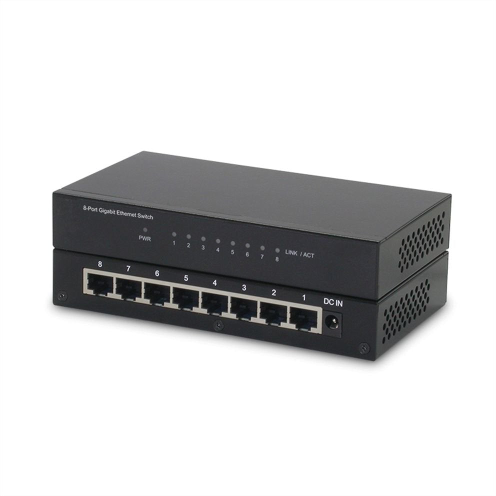 Roline Gigabit Ethernet Switch, 8 Ports